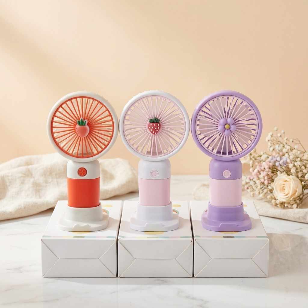 Aesthetic Pastel Mini Cooling Fan